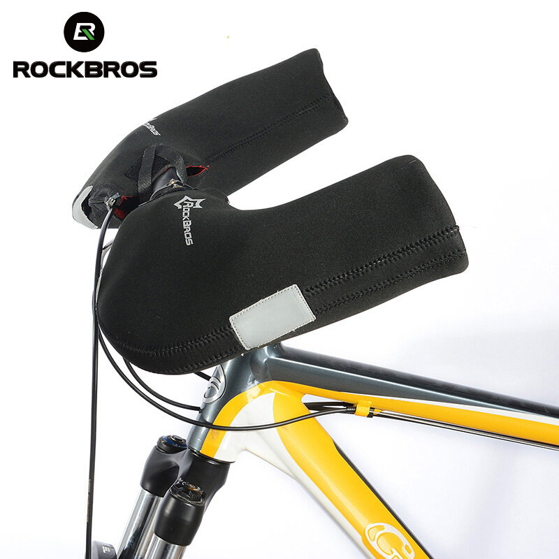 Rockbros Waterproof Cycling Gloves Touch Screen GEL Bike Gloves Sport Shockproof MTB Road Full Finger Handlebar Cycling Gloves