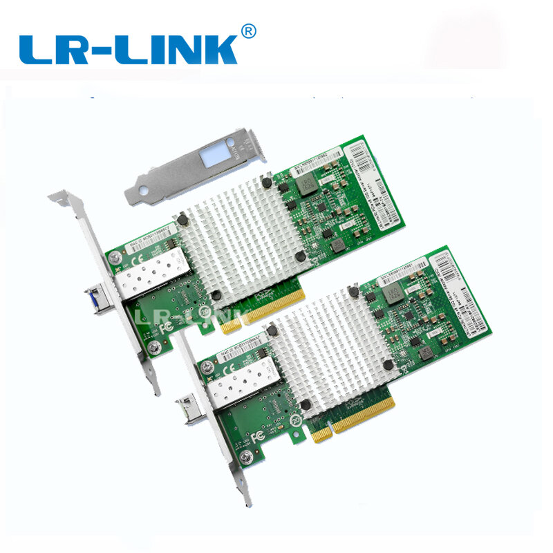 LR-LINK 9801BF-TX/RX 2pc 10 Gigabit Ethernet Card fibra ottica Server adattatore pci-express Controller di rete Intel 82599 NIC