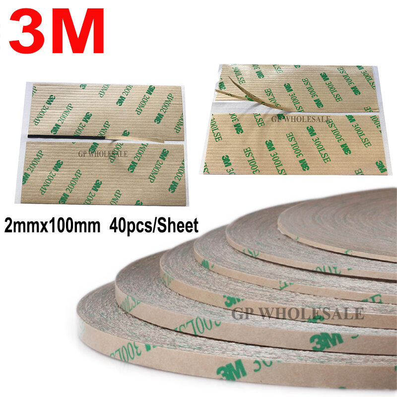 Uso común de alta resistencia 3M doble revestimiento de cinta pesada, transparente, 9495LE 55 metros/rollo
