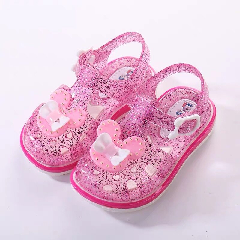 Sandały dziewczęce 2020 nowych moda mała dziewczynka księżniczka buty z wystającym palcem szkoła podstawowa koreańska wersja letniego dziecięcego kryształu sho