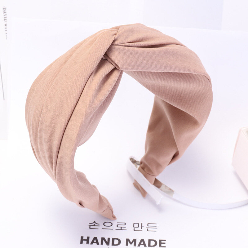 New Solid Hair Knotted Hair Band for Women Turban Headbands Hairbands Headwear Hair Accessories