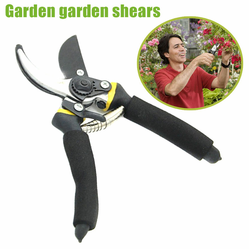 Tesouras de poda profissional mão afiada tesouras de poda poda jardim pomar planta trimmer arbusto jardim tesoura ferramenta-