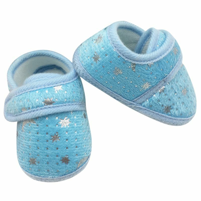 2019 น่ารักทารก Bay รองเท้าเด็กผู้หญิงรองเท้าผ้าฝ้ายรองเท้า Star พิมพ์ Prewalker ใหม่มาถึง