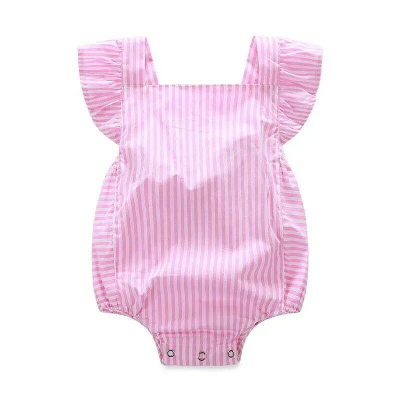 Kinderen Roze Prinses Bodysuit Baby Meisje Kleding Bodysuit Jumpsuit Outfits Sunsuit 0-18M