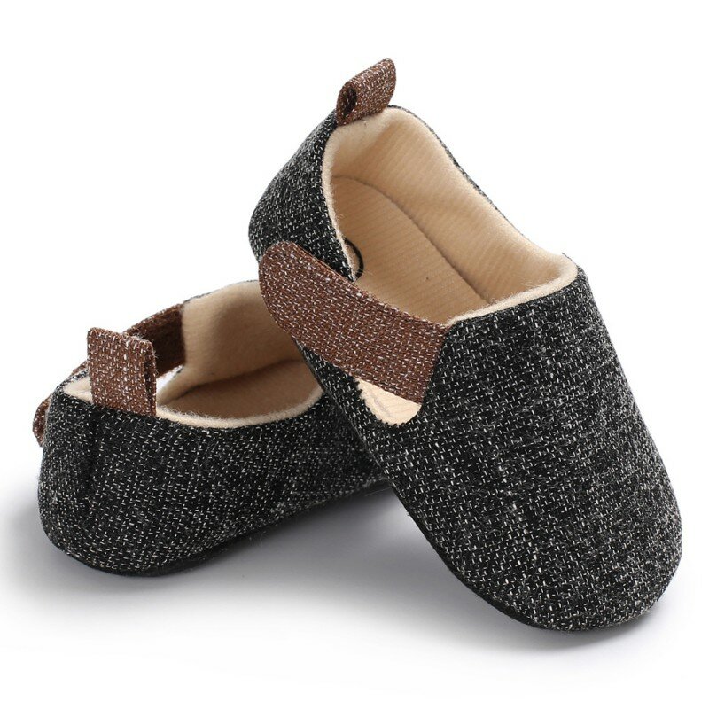 Chaussures antidérapantes pour bébé garçon, respirantes, à crochets et boucles, pour les premiers pas des tout petits