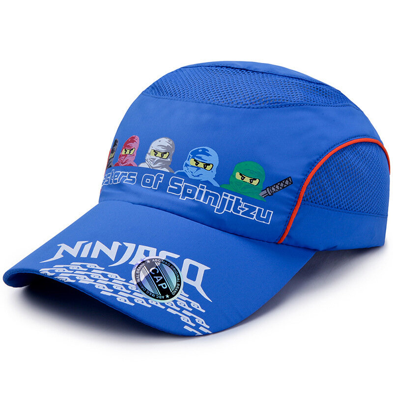 QBHAT – casquette de Baseball pour enfants, chapeau d'été à séchage rapide, pour le Sport, dessin animé Ninja, pour étudiants, en Camping, pour garçons et filles