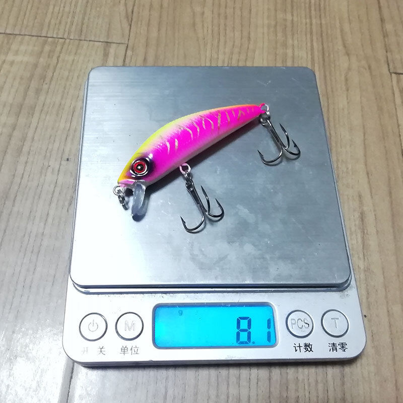 Bimmor 1pcs/lot Fishing Lures 7cm/8g Japan Minnow Plastic Hard Jerkbaits 6# Hooks Fishing Wobbler Baits Swimbaits