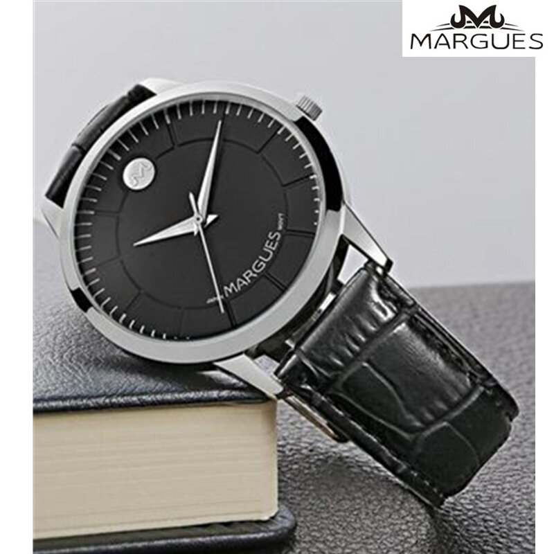Miłośnicy oglądaj pary zegarki kwarcowe moda biznesowa Casual nadgarstek skórzany pasek mężczyźni kobiety zegar