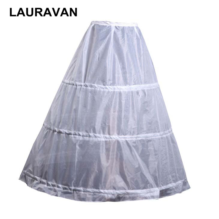 3 hoops Evening Prom Pary ball gown Underskirt Wedding Accessories three Hoops For A Line Wedding Dress Petticoat Crinoline