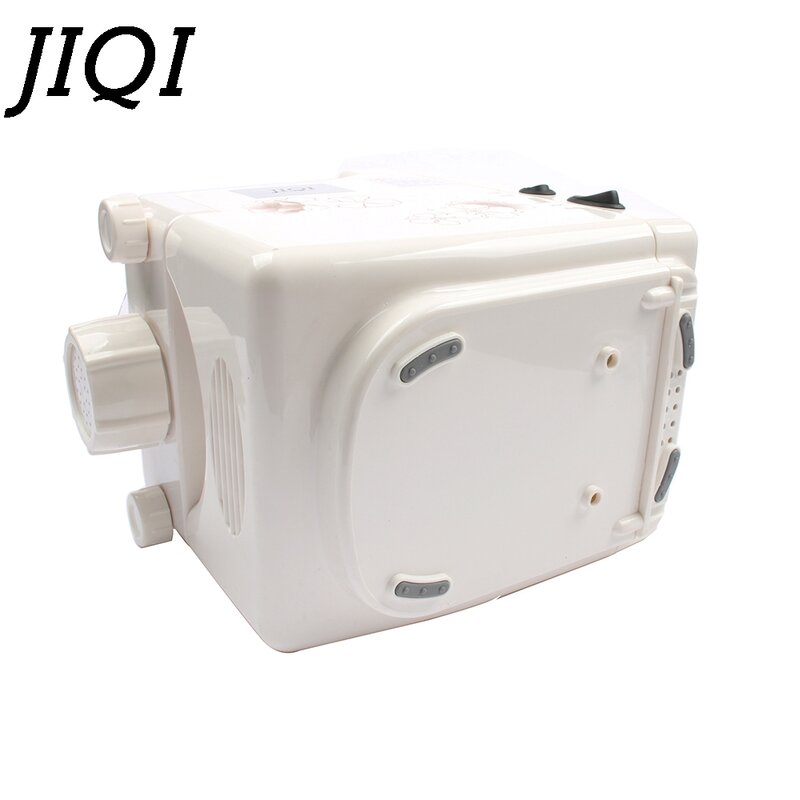JIQI 麺メーカー家庭用自動電気団子ラッパープレス機、多機能ミニ生地ブレンダープロセッサ EU