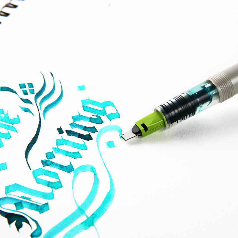 Długopis liniowy angielska kaligrafia komiks gradientowy pędzel atramentowy równoległy projekt zestaw długopisów 1.5mm 2.4mm 3.8mm 6mm z atramentem bonusowym