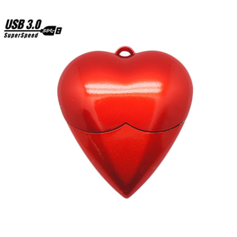 USB 3.0 بندريف الحب القلب usb فلاش حملة 8 GB 16 GB 32 GB 64 GB ذاكرة عصا مصغرة الكمبيوتر هدية حملة القلم usb عصا