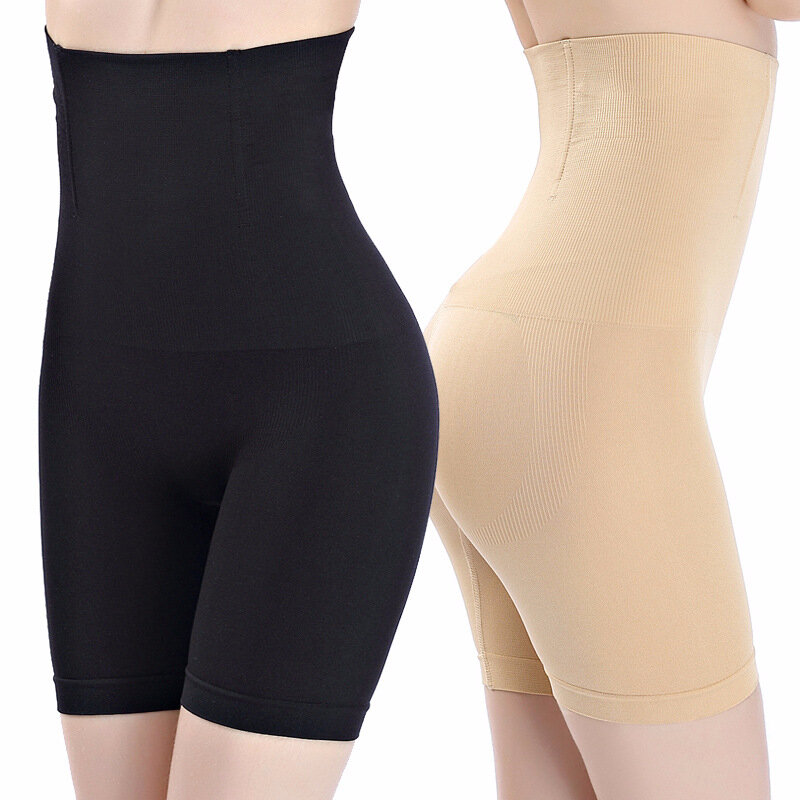 Pantalones cortos moldeadores de cintura alta para mujer, ropa interior transpirable para adelgazar, bragas, SH-0006