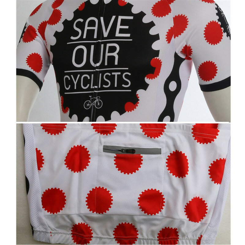 Saveของเรานักปั่นจักรยานBreathableขี่จักรยานเสื้อJERSEY Conjunto Ciclismo Maillot Ciclismo Ropa Hombre MTBจักรยานเสื้อผ้า