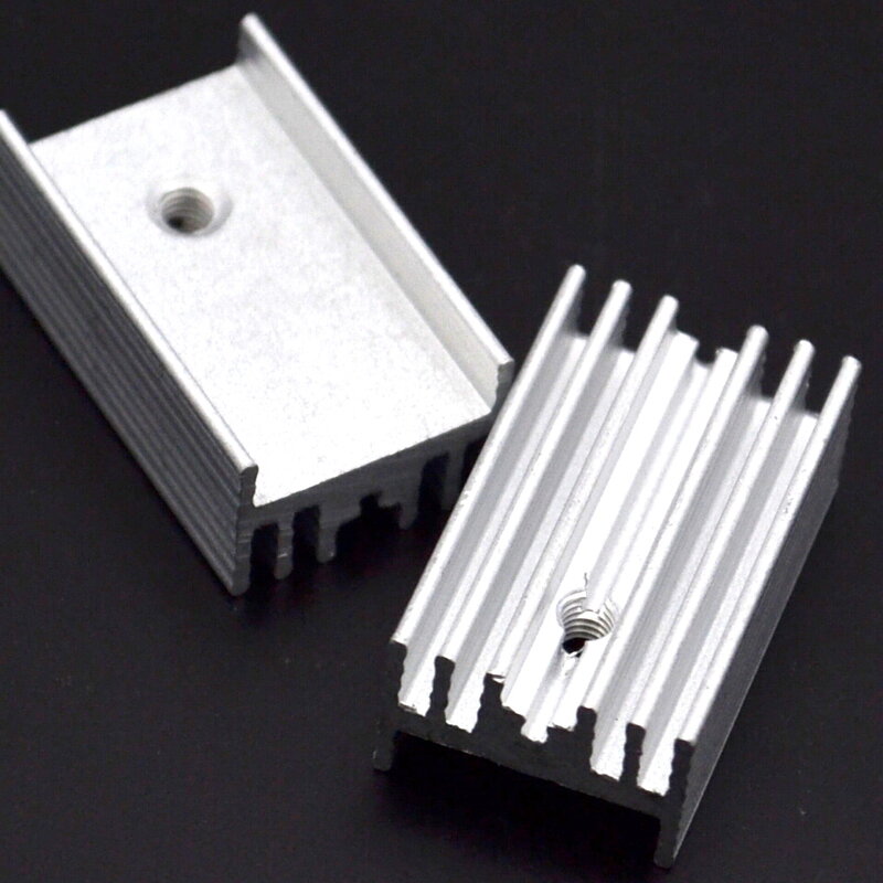 Dissipador de calor de 50 pces 25*15*10mm (sem pino) a-220 transistor e outro dissipador de calor de alta qualidade especial