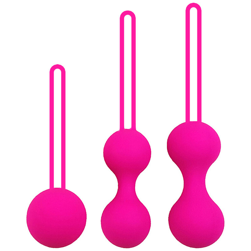 Шарик Кегеля силиконовый для укрепления влагалища, вагинальные шарики «Geisha Balls», интимные игрушки для женщин