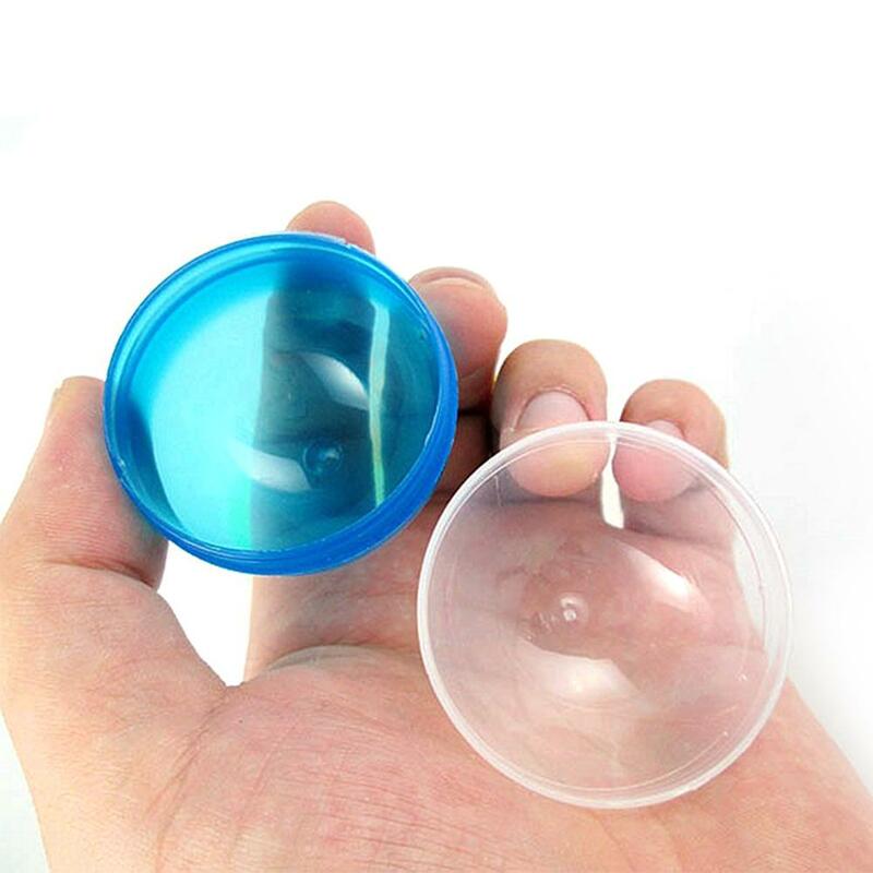 ノベルティ透明ラウンドツイスト卵シェルおもちゃの直径 5 センチメートルキッズ大人のための抗ストレスパズルキル時間ランキングおもちゃ