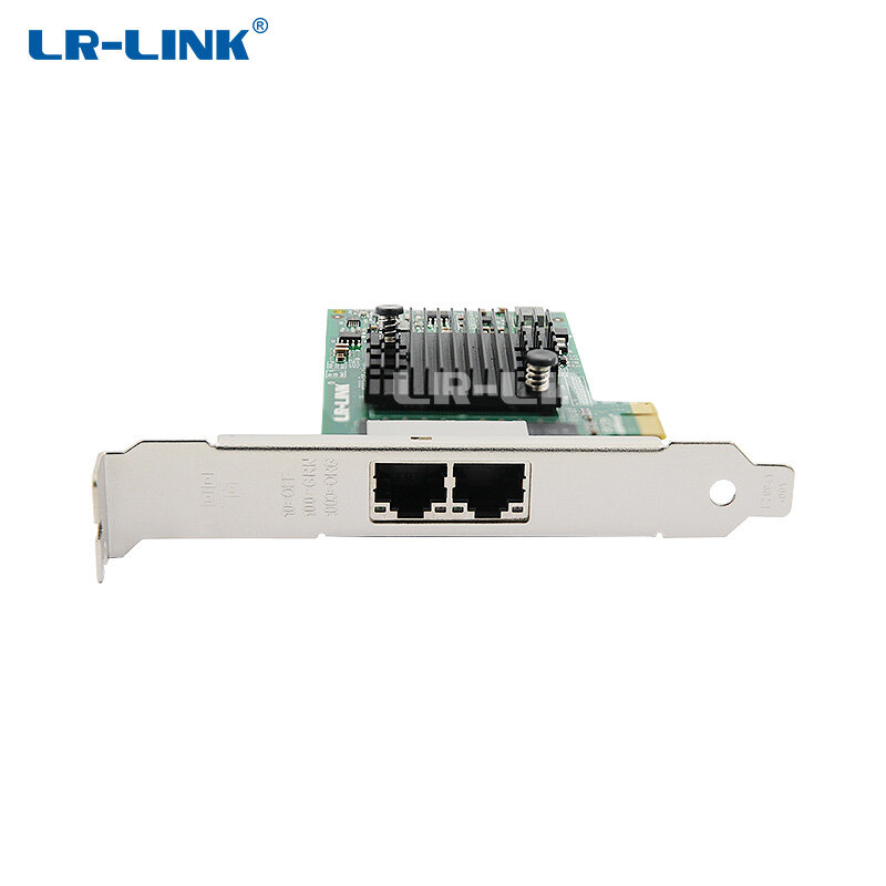 LR-LINK-placa de rede ethernet, com porta dupla, 10/100/100mb, adaptador de rede pci-express