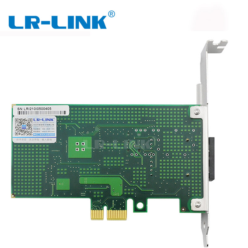 LR-LINK 6230PF PCI-e PCI Express การ์ดเครือข่าย Gigabit Ethernet 1000 Mb Fiber Optical Lan อะแดปเตอร์เดสก์ท็อป PC Controller Intel I210