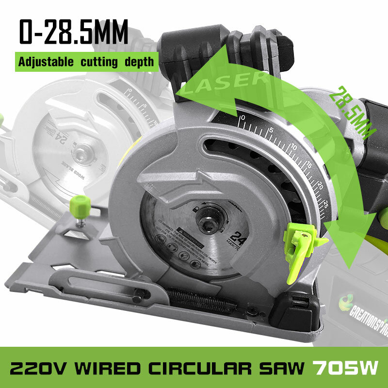 89mm Electric Mini Hand-held Wired 705w Circular Saw for Furniture Wood/PVC/TILE Tool