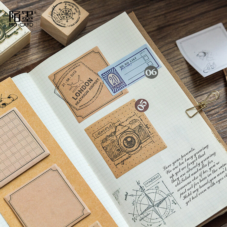 Asli kawaii memo pads Sticky Notes berukuran Besar kombinasi seri pasta N kali stiker 60 lembar perlengkapan kantor sekolah