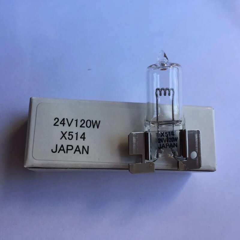 Lámpara halógena de 24V y 120W, luces quirúrgicas ALM, luz H6950 ECA001 ECA002, lámparas 24V120W X514, ECA-001, hecho en Japón, ECA-002