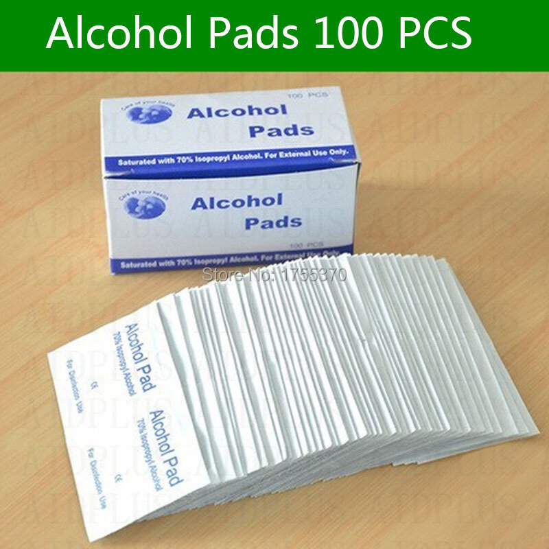 36 PCS Antiphlogosis Isopropyl แอลกอฮอล์ชิ้น Swab Pads เช็ดทำความสะอาดผิวฆ่าเชื้อโรค First Aid