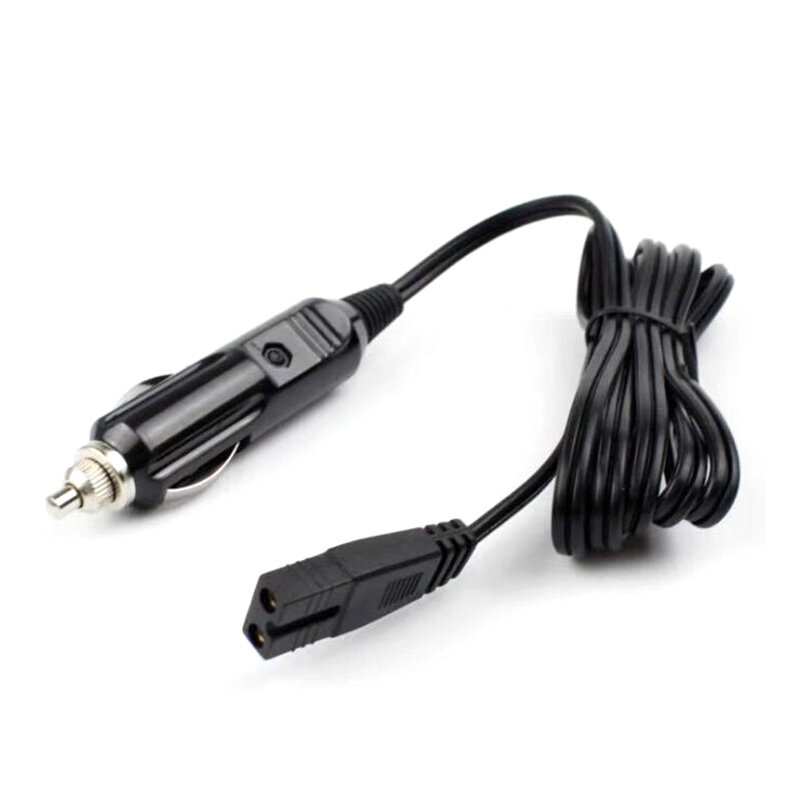 Colokan kabel 1.8M DC 12V 2 Pin steker kawat kabel timah koneksi cocok untuk kotak pendingin mobil kulkas Mini