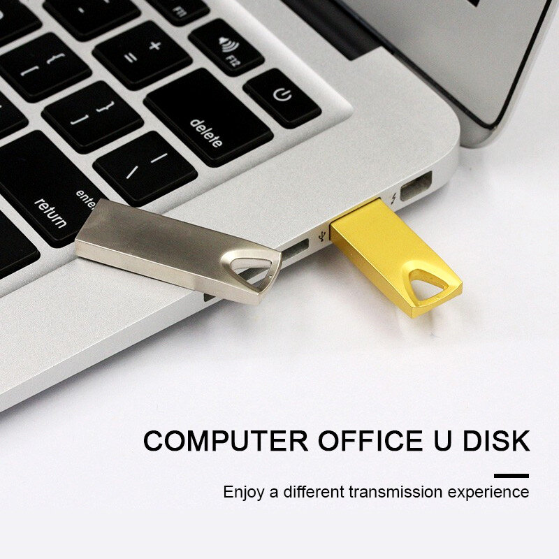 Usb Flash Drive Disk Usb 2.0 32Gb 64Gb 128Gb Metalen Mini Pen Drive 4Gb 8Gb pendrive Memory Stick Opslagapparaat U Disk 16Gb