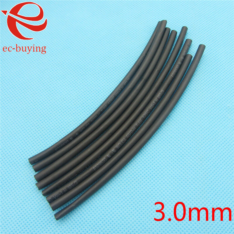 1m Heat Shrink Tubing Sleeving Heatshrink Black Tube Inner Diameter 3mm Wire Wrap Cable Kit