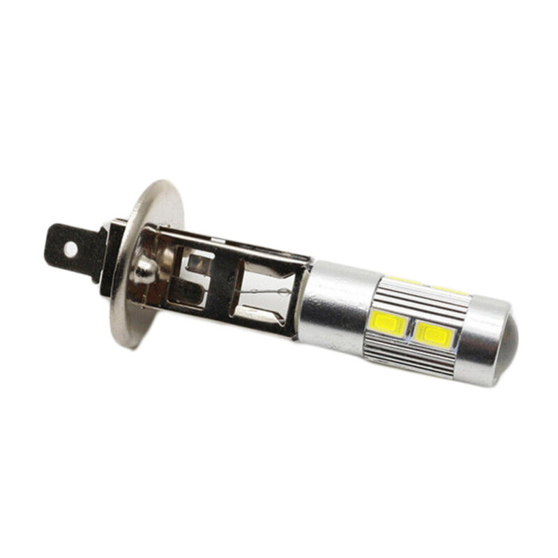 Ampoules de remplacement pour phares antibrouillard de voiture, lampes de course, Super lumineuses, blanches, H1/H3, 10smd 5630/5730, #280684, 2 pièces