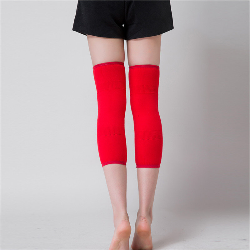 Kasmir Wol Bantalan Lutut Lengan Musim Gugur Tetap Hangat Tipis Panjang Lutut Lengan untuk Pria dan Wanita Pria Olahraga Musim Dingin Bebas pengiriman