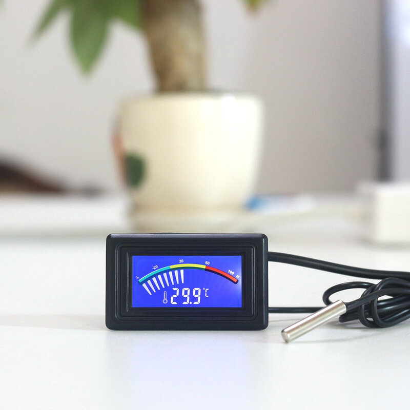 Ketotek-termómetro usb con puntero Digital LCD para coche, medidor de temperatura del agua, MOD C F para ordenador, PC, calderas de acuario