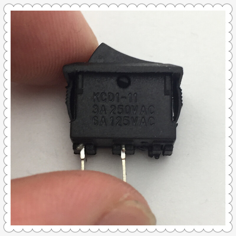 10 개/몫 10*15mm SPST 2PIN ON/OFF G130 로커 스위치 3A/250V 자동차 대시 대시 보드 트럭 RV ATV 홈