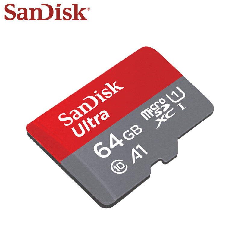 100% Original SanDisk Ultra เมมโมรี่การ์ด 16GB 32GB 64GB 128GB 200GB 256GB ความเร็ว 100 เมกะไบต์/วินาที Micro SD Card TF Card สำหรับโทรศัพท์ C10