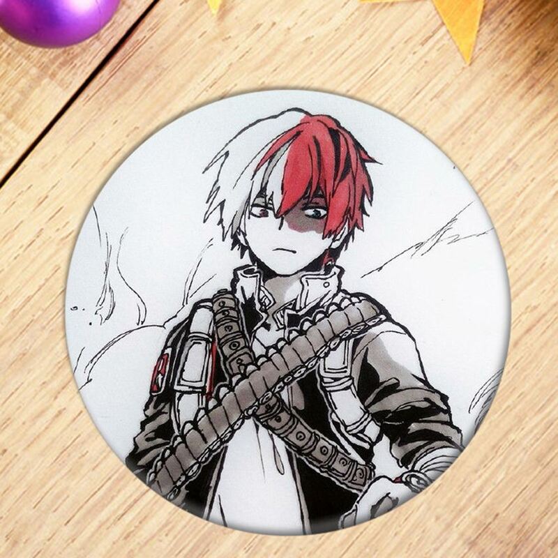 Broche para cosplay de my hero academia, broche em desenho animado de boku no hero academia, broche para izuku, bolsas e emblemas para mochilas, 1 peça