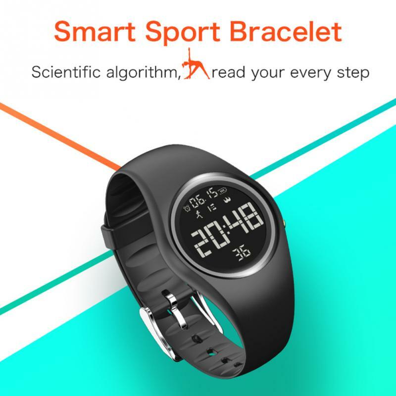 Waterproof Digital Smart Sports Women Watch Pedometer Monitor Calorie Intelligent Motion Fitness Watches Fitness Creative Clock