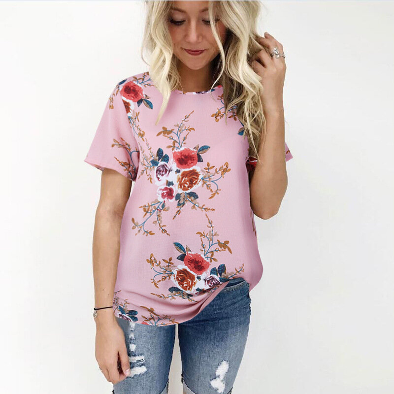 2019 New fashion clothes Women's wear chiffon shirt for Summer day