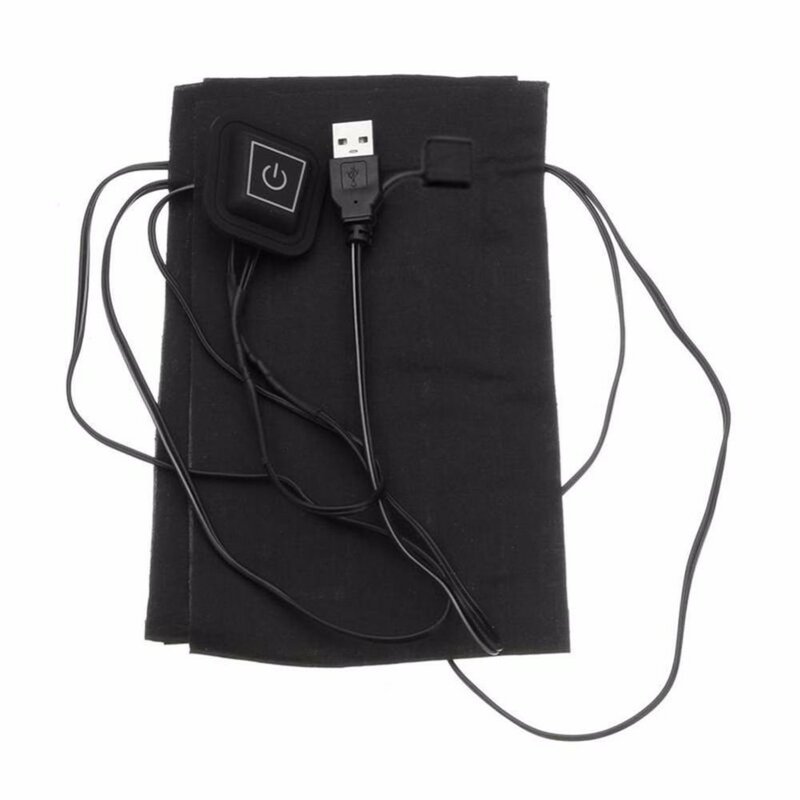 1 ensemble USB électrique veste chauffante coussin chauffant extérieur thermique hiver chaud gilet chauffant coussinets pour bricolage vêtements chauffants