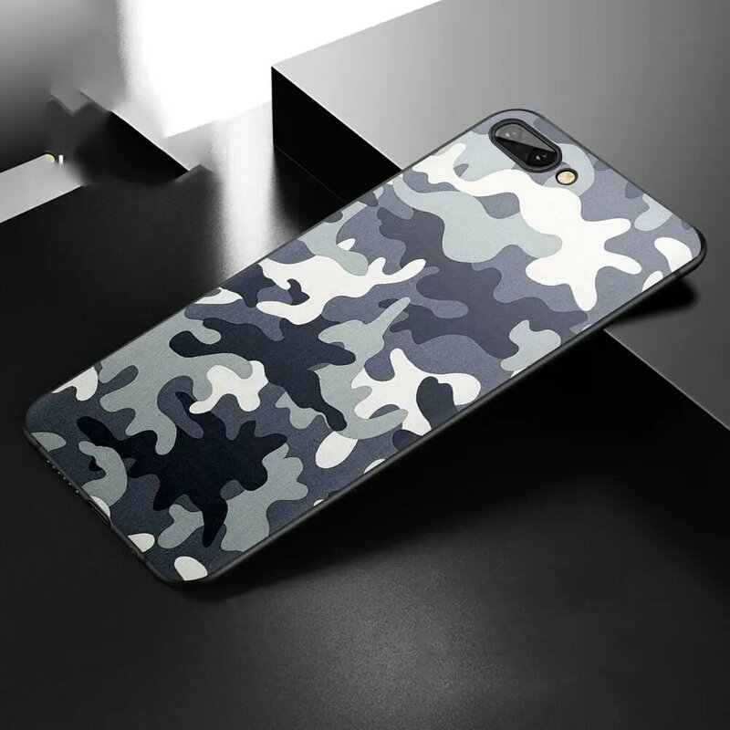Camuflagem padrão camo exército militar macio tpu silicone caso de telefone para huawei honor 6a 7a pro 7c 7x 8x 8c 8 9 10 lite