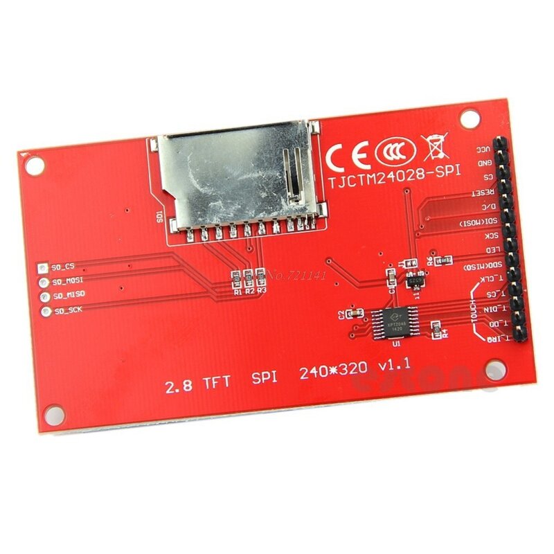 Panneau tactile LCD SPI TFT 240x320 2.8 ", Module de Port série avec PCB ILI9341 5V/3.3V