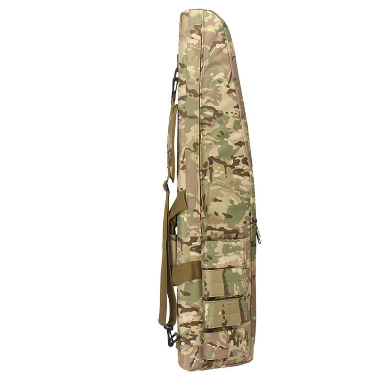 Bolsa tática de nylon para caça, bolsa de transporte para arma de ar comprimido de cerca de 118cm com almofada