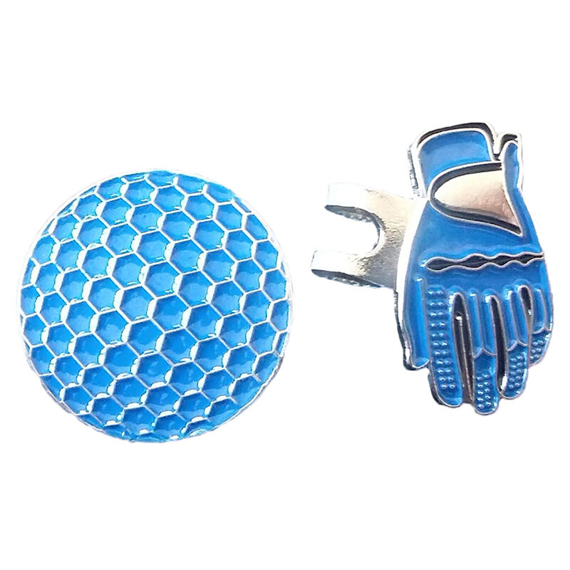 Neue 1Pcs Legierung Silber Magnetische Visier Hut Clip Abnehmbare Metall Golf Ball Marker Set Golf Hut Clip Golf Suppplies zubehör