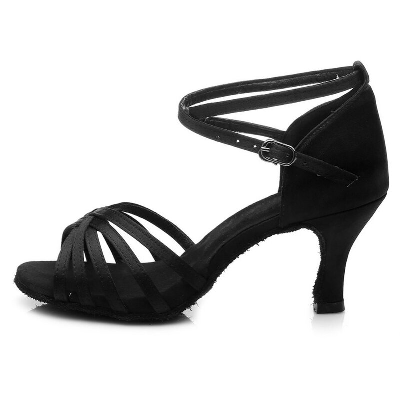 HROYL scarpe da ballo latino da ballo da donna nuove di zecca da donna Tango Salsa scarpe da ballo per feste tacco 5/7CM