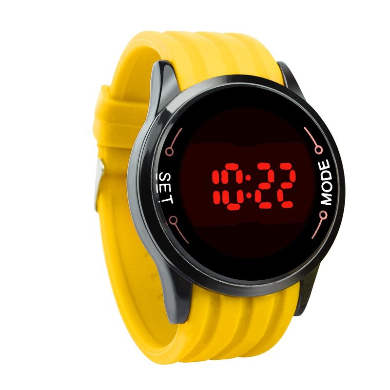2019 de luxo relógio masculino à prova dwaterproof água relógio esporte led touch screen data silicone pulso preto relógios relógio relogio masculino qc7