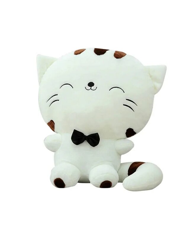 20Cm simpatico gatto Kawaii con fiocco bambole di peluche giocattoli regalo farcito morbido cuscino per bambole divano cuscino regali regalo di natale decorazioni per feste decorazioni per la casa