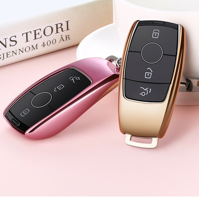 Porte-clés de protection pour télécommande de voiture en TPU, 2019, pour Mercedes Benz classe E W213 E200 E260 E300 E320, porte-clés coquille