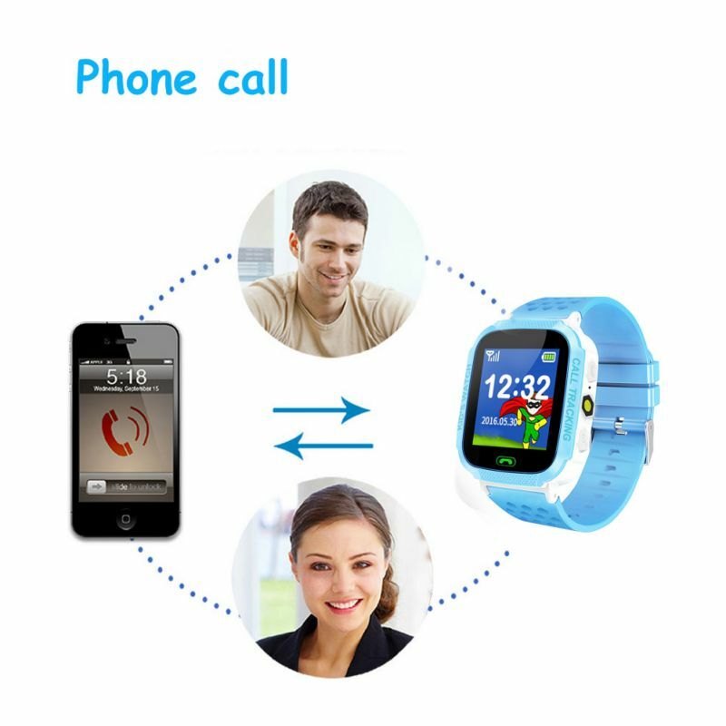 C6 Children's Fashion Smart Phone Watch Positioning Two-Way Call One-Button SOS Remote Maintenance Children's Watch