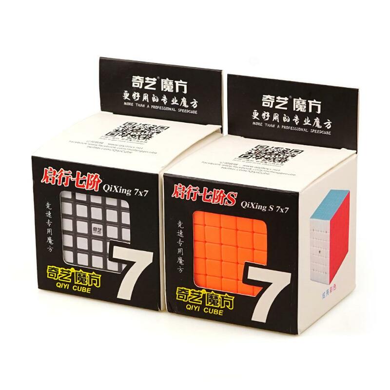 Rctown 7X7 Kleurrijke Magic Cube Brain Teaser Volwassen Vrijgeven Druk Puzzel Speed Cube Toy Gift Zk30