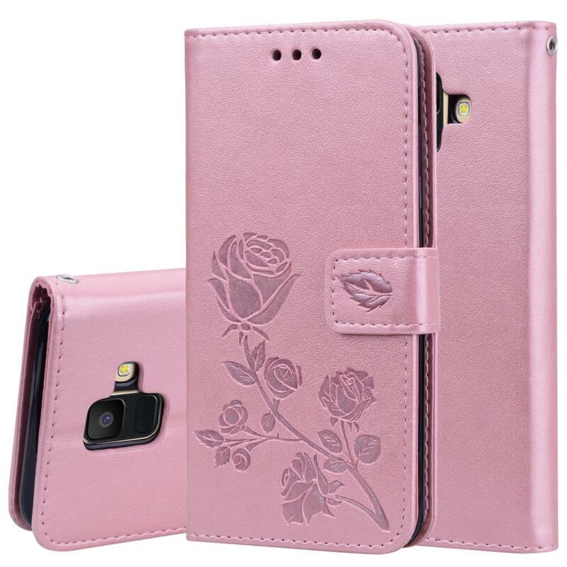 Flip Leder Telefon Fall Für Samsung J2 2018 Blume Brieftasche Tasche Abdeckung Fällen Für Samsung Galaxy J2 Pro 2018 J250F j250 SM-J250F